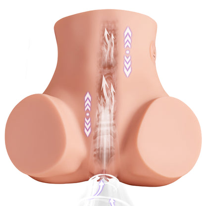 Full body female sex doll with built-in vibration and pulse motion technology