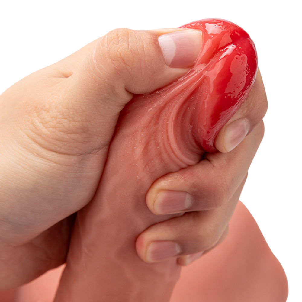 Phallic component close-up highlighting smooth contours and build quality