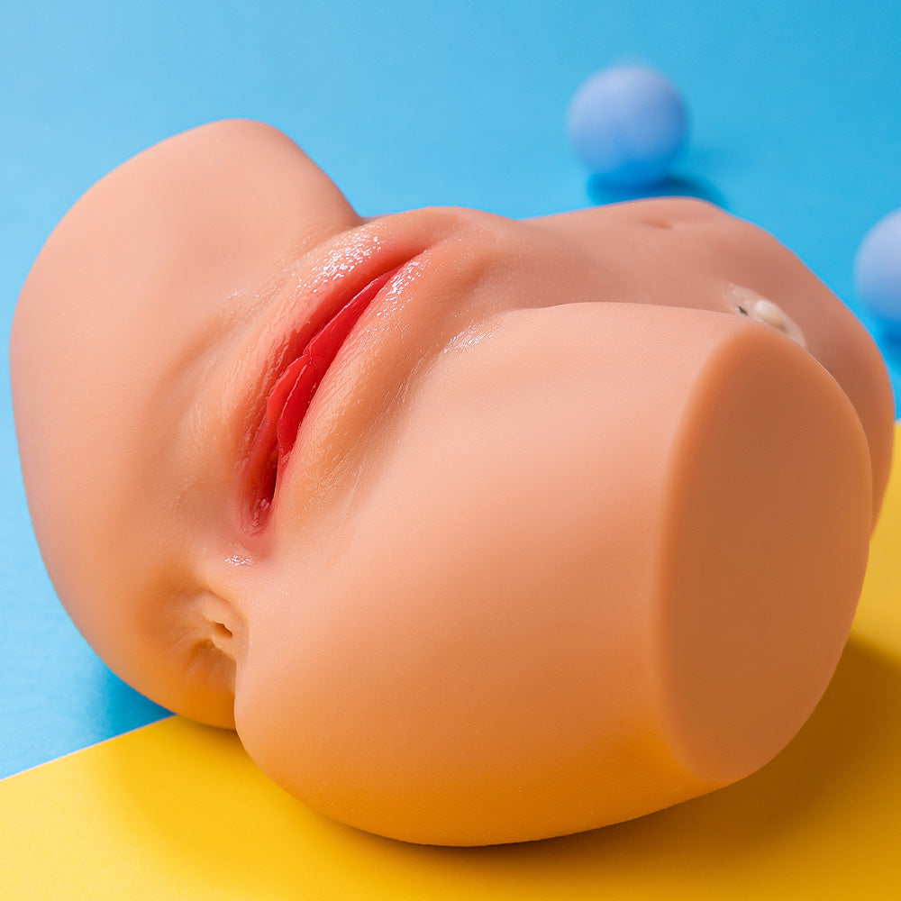 Realistic sex doll lower anatomy close-up highlighting fine craftsmanship